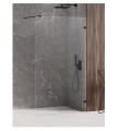 New Trendy Avexa ścianka prysznicowa walk-in black 90x200