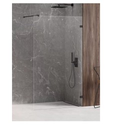 New Trendy Avexa ścianka prysznicowa walk-in black100x200