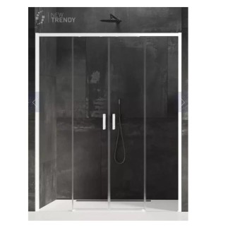 New Trendy Prime drzwi wnękowe podwójne white 160x200