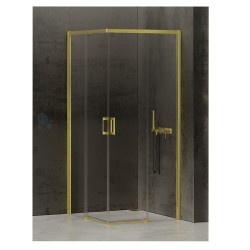 New Trendy Prime kabina prostokątna light gold 90x100