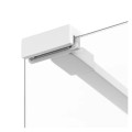 New Trendy Modus ścianka prysznicowa walk-in white kratka 90x200