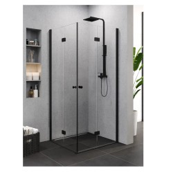 New Trendy Superia kabina kwadratowa black 90x90x195