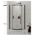 New Trendy New Komfort kabina półokrągła R55 black 90x90x195