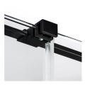 New Trendy Smart kabina przesuwna black 2d 80x100x200