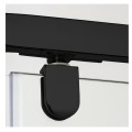 New Trendy New Komfort kabina półokrągła R55 black 90x90x195