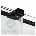 New Trendy Smart kabina przesuwna black 2d 80x100x200