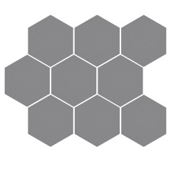 Cerrad Cambia gris mozaika heksagon lappato 334x275x8