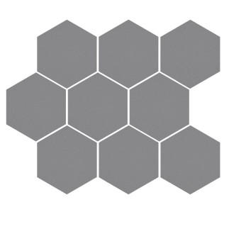 Cerrad Cambia gris mozaika heksagon lappato 334x275x8