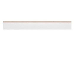 Cerrad Cambia white lappato cokół 59,7x8