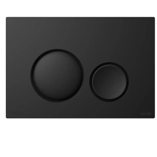 Cersanit przycisk Luna czarny matowy