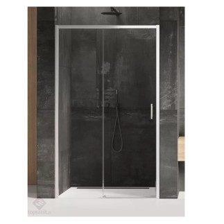 New Trendy Prime drzwi wnękowe lewe chrom 120x200