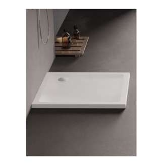 New Trendy Brodzik Mild Akrylowy`Kwadratowy 100X100X4,5cm