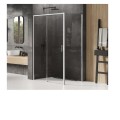 New Trendy Prime drzwi wnękowe lewe chrom 100x200