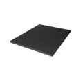 New Trendy Brodzik Konglomeratowy Prostokątny Antracyt 100X90X3,5