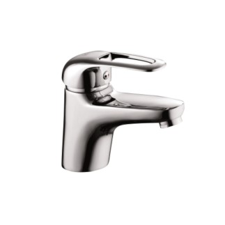 Kfa Albit bateria umywalkowa stojąca z korkiem chrom