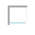 New Trendy New Soleo kabina walk-in 900x1950 mm chrom
