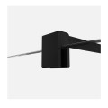 New Trendy Kabina Velio Black Walk-In 130X200cm