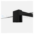New Trendy Kabina Velio Black Walk-in 90x200cm