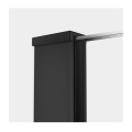 New Trendy Kabina Velio Black Walk-In 80X200cm