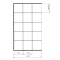 New Trendy New Modus kabina walk-in 1200x2000 mm black