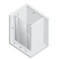 New Trendy New Soleo drzwi wnękowe 1200x1950 mm chrom