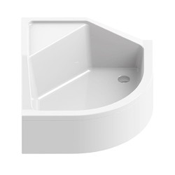 New Trendy Angus brodzik półokrągły z siedziskiem 90x90x29