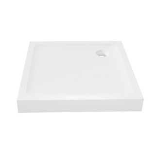 New Trendy Mild brodzik akrylowy kwadratowy biały 90x90x11,5