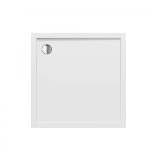 New Trendy Cantare brodzik akrylowy biały 100x80x4,5