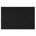 New Trendy Mori brodzik konglomeratowy czarny 140x90x3