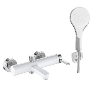 Rea Polo bateria wannowa biała/chrom