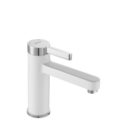Rea Polo bateria umywalkowa biała/chrom