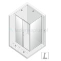 New Trendy Prime kabina prysznicowa black 100x80x200
