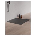 New Trendy Nex brodzik konglomeratowy Antracyt Struktura 90X90X3,5cm