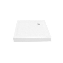 New Trendy Brodzik Mild Stone Akrylowy Biały Kwadratowy 1000X1000X11,5 cm