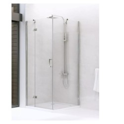 New Trendy New Renoma kabina kwadratowa lewa chrom 80x80x195