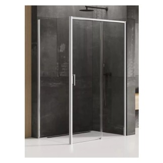 New Trendy Prime kabina prostokątna prawa chrom 120x80x200