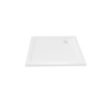 New Trendy Brodzik Mild Akrylowy Kwadratowy Biały 90X90X4,5cm
