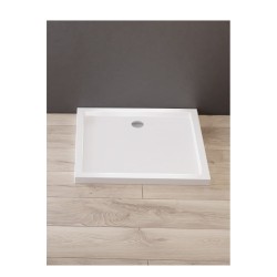 New Trendy Brodzik Akrylowy Prostokątny Cantare Pozadzka 90X90X6cm