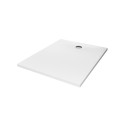 New Trendy Brodzik Nex Konglomeratowy  Biały 140X90X35cm