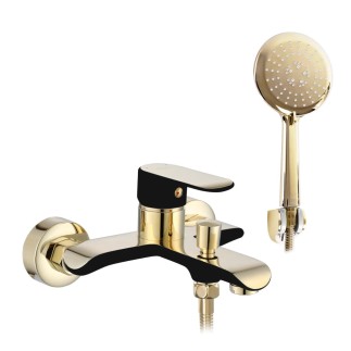 Rea Bloom bateria wannowa czarno-złota