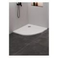 New Trendy Nex  Brodzik Konglomeratowy Półokrągły 80X80X3,5cm