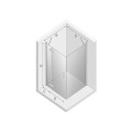 New Trendy New Renoma kabina kwadratowa lewa chrom 80x80x195