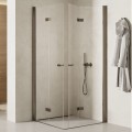 New Trendy New Soleo kabina kwadratowa 800x800x1950 mm gunmetal brushed