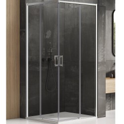 New Trendy Prime kabina prostokątna 800x900x2000 mm chrom