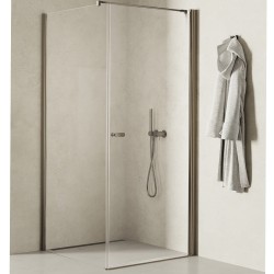 New Trendy New Soleo kabina prostokątna  U 1000x900x1950 mm gunmetal brushed
