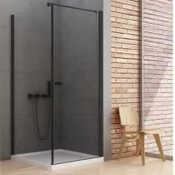 New Trendy New Soleo kabina kwadratowa  U 900x900x1950 mm black