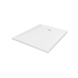 New Trendy Brodzik Akrylowy prostokatny Biały 90X80X4,5cm