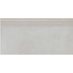 Cerrad Tassero Bianco płytka gresowa stopnica nacinana 29,7x59,7