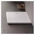 New Trendy Mild Stone brodzik prostokątny akrylowy biały 100x80x4,5