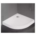 New Trendy Mild brodzik półokrągły R55 akrylowy biały 80x80x11,5